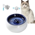 thumbnail image 2 of Electric Ceramic Cat Drinking Water Fountain For Cats Dogs Drinking Bowl Automatic Cat Water Fountain Dispenser Pet Bowl 1.5L ShopWise Round, 2 of 12