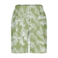 thumbnail image 5 of Iugvhana Quick-Dry Swim Trunks - Comfortable Mens Boardshorts, Variety of Tropical & Classic Designs Hawaiian Shorts Green#3 XXXXXL, 5 of 6