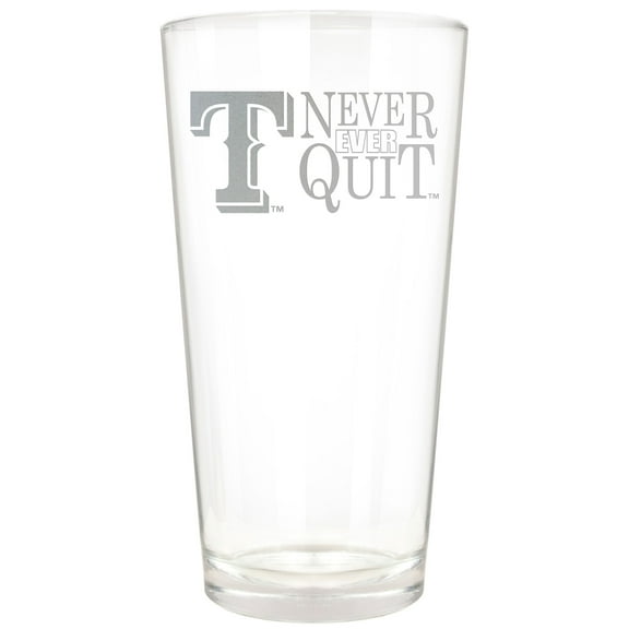 Texas Rangers Etched 16oz. Rally Cry Pint Glass