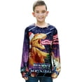 thumbnail image 3 of Boys Girls Ugly Christmas Sweatshirt Kids 3D Funny Xmas Long Sleeve Dinosaurs Pullover Sweater Tops T-Shirt, 3 of 7