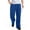 Royal Blue #95, variant on Dresfit Wide Leg Joggers Men Solid Color Big and Tall Cotton Pants Drawstring Open Bottom Loose Fit Sweatpants Relaxed Fit Pull on Workout Track Pants Cyan M