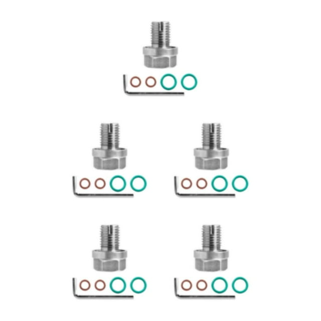 Thinsony 1/2/3/5 Kit de Réparation de Fil - Acier Inoxydable 304 pour une Installation Facile Bouchon d'Huile Autotaraudage en Acier Inoxydable Facile à Réparer M18.1X1.5 5PCS
