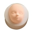 thumbnail image 3 of Yesbay Cake Mold 3D Face Clay Fondant Silicone Mold Cake Chocolate Candy Baking Decorating Tool, 3 of 6