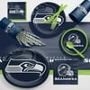 Seattle Seahawks Ultimate Fan Party Supplies Kit, Serves 8 Guests