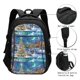 thumbnail image 3 of Easygdp Christmas Tree Mochila para Laptop de Viaje con Puerto USB, Mochila para Laptop con Puerto de Carga USB para Mujeres y Hombres, 3 of 7