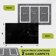 thumbnail image 2 of 2 pcs 5 x 8 FT Cornhole Mat Durable Cornhole Pitch Pads with Waterproof Backing Felt Surface for Board Stability & Toss Bag Protection Outdoor Playing Surface for Backyard Tailgating & Lawn Games, 2 of 6