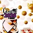 thumbnail image 3 of Cake Topper Tivurcia Clase de 2026 Negro Morado con Brillo, 3 of 7