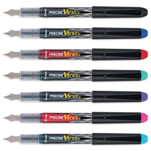 Pilot Varsity Premium Capped Fountain Pens, 7 Count