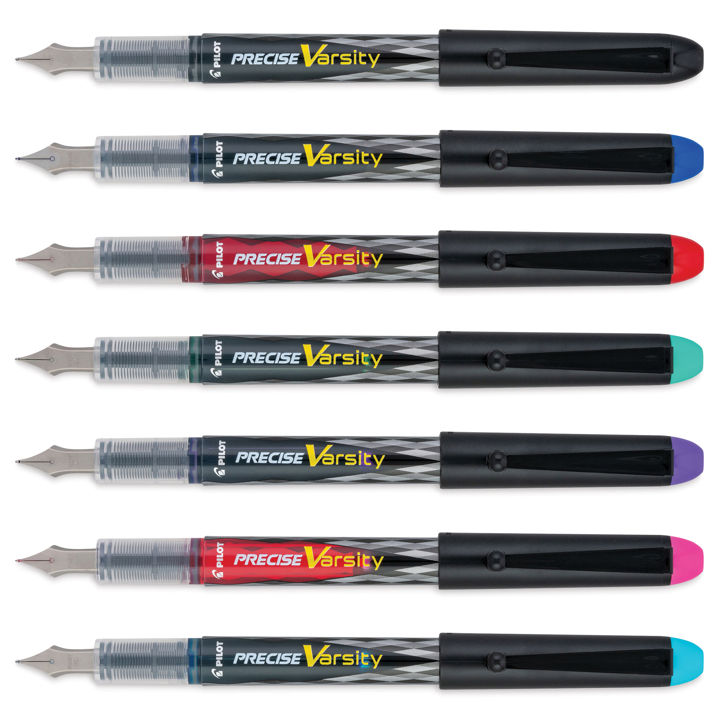 Pilot Varsity Premium Capped Fountain Pens, 7 Count