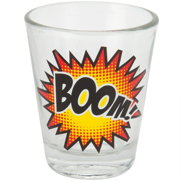 Boom Cartoon Explosion Shot Glass
