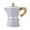 Purple, variant on Homelife Moka Pot Espresso Maker 150ml Lightweight Stovetop Coffee Maker Italian Coffee Brewer for Rich Espresso Latte Cappuccino
