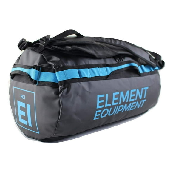 Bolsa de lona Element Equipment Trailhead, impermeable, 85 L, color negro/azul