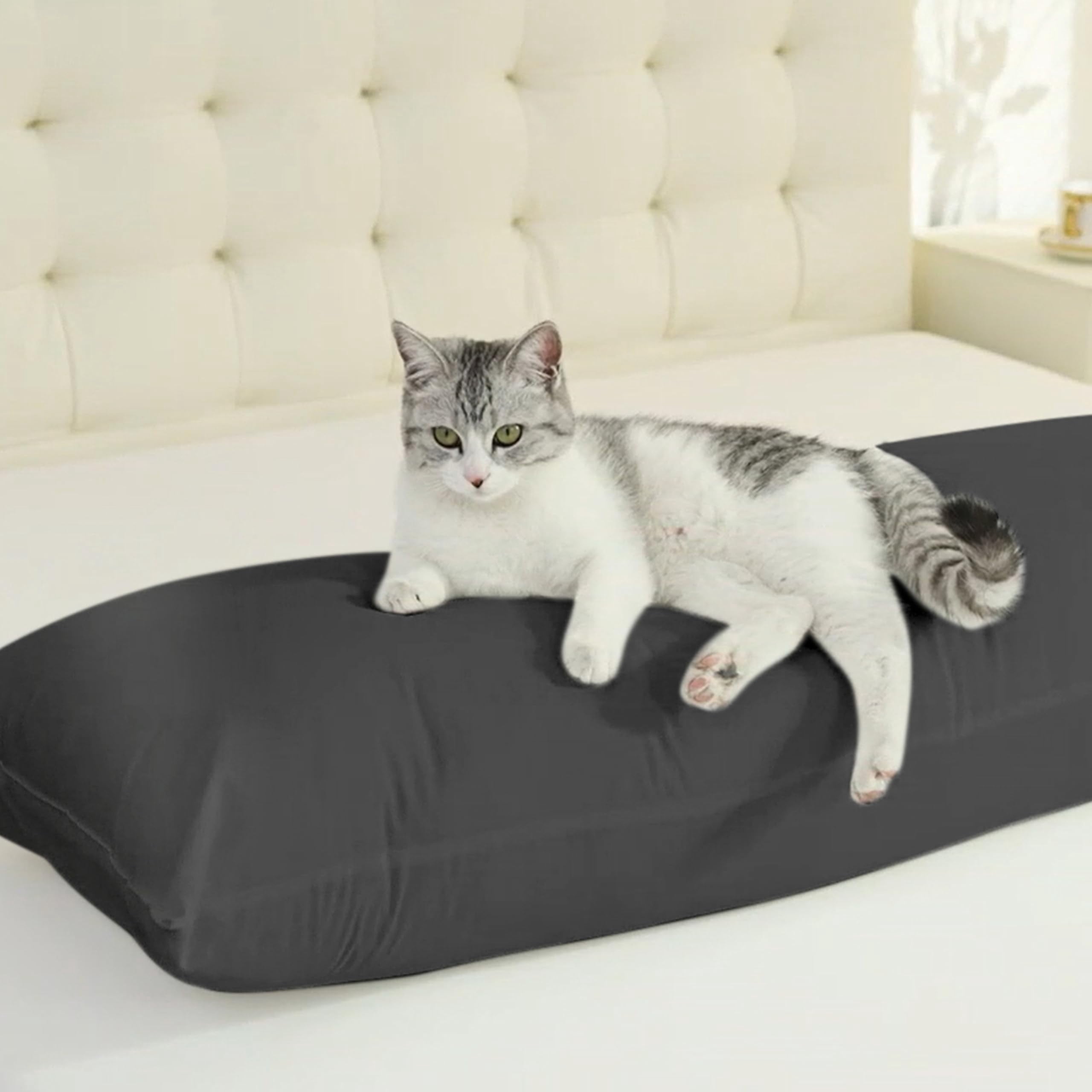 Cotton Body Pillow Insert Cooling Breathable Full Body Pillow for Side Sleepers Soft Long Bed Pillow for Adults 20 x 54 inch