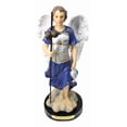 thumbnail image 5 of Archangel Saint Raphael Holding Staff And Fish Statue With Name Base 8"H Series, 5 of 9
