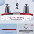 thumbnail image 4 of Daxi for Galaxy S20 FE, [Heat Dissipation] [Anti-Drop Stand] 360° Metal Ring -Red, 4 of 13