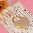 thumbnail image 5 of Riousery Vintage Heart Shape Metal Padlock Imitation Gold Key Lock for Jewelry Box Luggage Household Craft Supplies 1.8 x 2.3 inches / 45 x 59 mm, 5 of 9