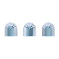 thumbnail image 2 of Advancent Posavasos aislantes en forma de arcoíris, almohadillas para botellas, adorno de reutilizable, mantel individual azul resistente Type1 NO1, 2 of 6