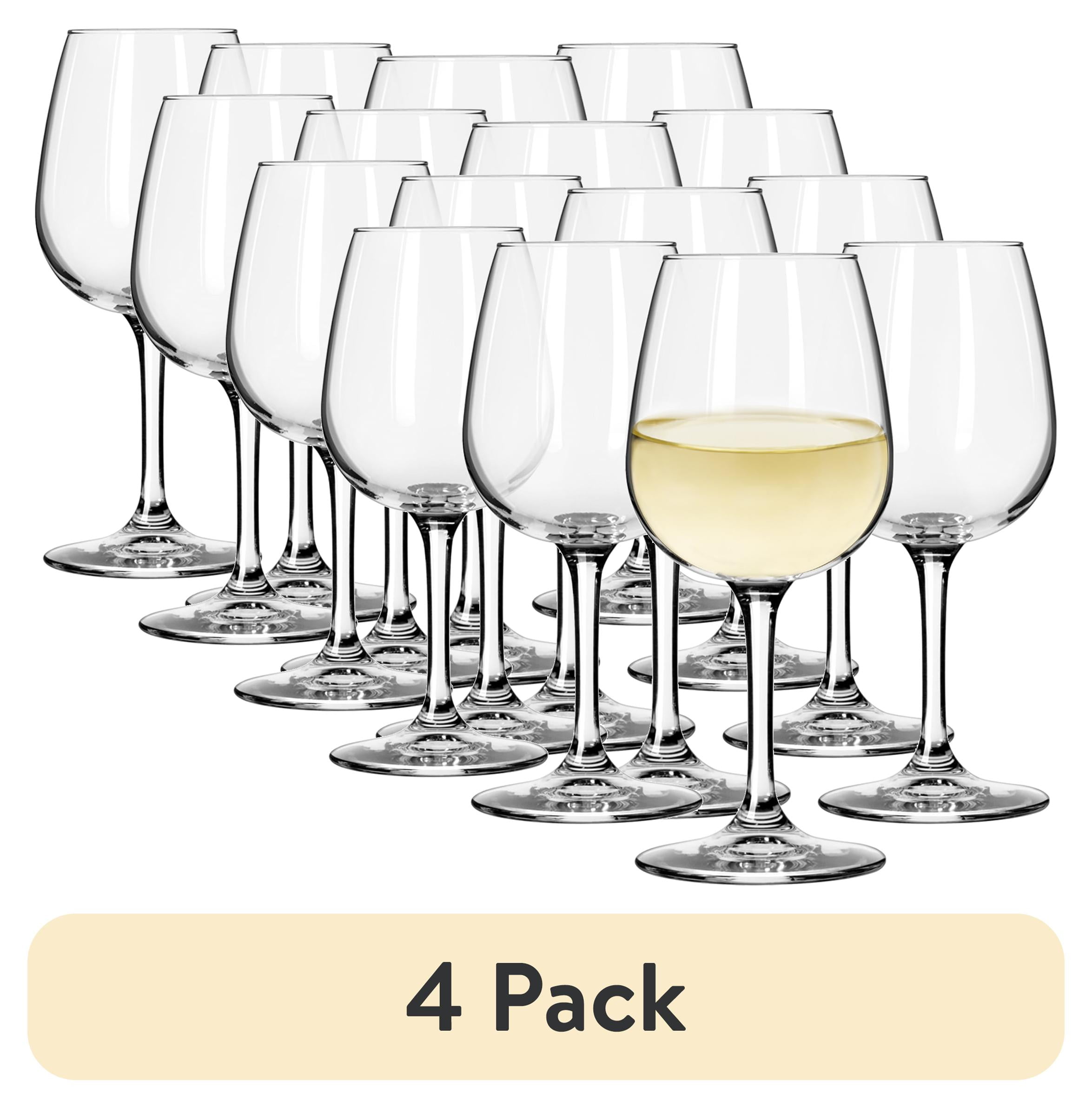(4 pack) Mainstays Alto 12.75 oz Wine Glass for Everyday Use