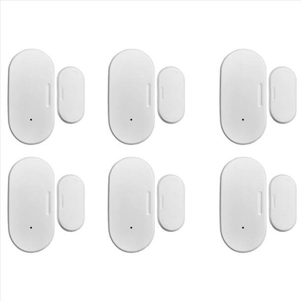 6X Tuya Zigbee Sensor de Puerta y Ventana Automatización del Hogar Inteligente Protección de Seguridad Aplicación Alarma Control Remoto Empuje en Tiempo Real