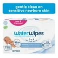 thumbnail image 3 of (3 pack) WaterWipes Sensitive Newborn & Baby Wipes, 3-In-1 Cleans, Cares, Protects, 99.9% Water, Unscented & Hypoallergenic, 12 Packs (720 Wipes), 3 of 12