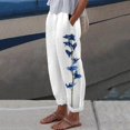 thumbnail image 1 of WILLBEST Pantalones Casuales para Mujer, Moda de Primavera y Verano, Pantalones Casuales Estampados, Pantalones Casuales con Bolsillos para Comodidad y Estilo Diario. Mediana, 1 of 4