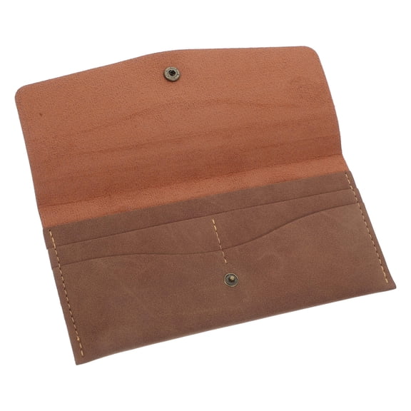 LOLIPPYY money bag Cash Envelope Wallet Light Brown 1Set Vintage Cash Organization for Travel