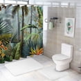 thumbnail image 7 of Orinice Tropical Plants Shower Curtain Set Plant Bathroom Set, Green Leaf Shower Curtain for Home Decoration 36x72, 7 of 7