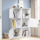 thumbnail image 1 of Armario Costway de 6 Cubos y Puertas Blanco 60 x 29 x 89,5 cm, 1 of 10