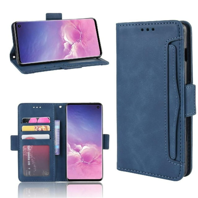 Funda Tipo Billetera GANGXUN para Samsung Galaxy S10 – Tapa Flip con Tarjetero