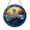 Acrylic 3.5 Inch, variant on Walrus Ocean Landscape Stained Glass Window Suncatcher – Coastal Art