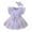 01_Purple, variant on QUOTAY Baby Girls Floral Bow Baby Romper Solid Color Jumpsuit with Snap Closure 01_White,12-18 Months