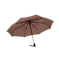 thumbnail image 1 of Paraguas para el sol y la lluvia, paraguas personales impermeables, paraguas de apertura y cierre automáticos para Marrón, 1 of 9