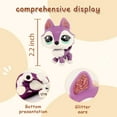 thumbnail image 2 of Mini Pet Toy Husky #2297 Collectible Little Animal Figurine Toys, 2 of 6