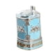 thumbnail image 4 of Caja para palillos de dientes, dispensador de palillos, soporte para caja, cubo para palillos de dientes, contenedor portátil Azul plateado, 4 of 9