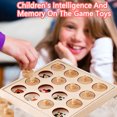 thumbnail image 2 of Partheme Novelty Toys 2 Counts Wooden Memory Children's Educational Memory Pairing Table Game Toy Beige, 2 of 8