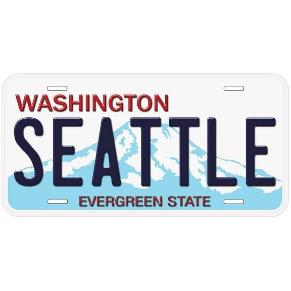 Seattle WA TAG09 Novelty Car Auto License Plate