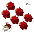 thumbnail image 3 of Anillos de Servilleta Florales Elegantes - 6 unidades para Bodas, Comidas Oficiales y Decoración del Hogar, 3 of 11