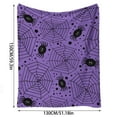 Blateno Halloween Throw Blanket Decorated Pumpkins Pattern Print on