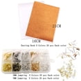 thumbnail image 2 of 24PCS Leather Earring Making Kit Multifunction DIY Homemade PU Leather Double-Sided Suit for Earrings Craft Making Supplies (Type B), 2 of 7