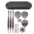 thumbnail image 2 of Fléchettes Professionnelles, Fléchettes Souples Portatives Compactes Antidérapantes pour Fête pour Extérieur Violet Coloré, Jaune Coloré, 2 of 7