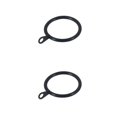 thumbnail image 1 of Toystoory Anillo colgante para cortina, hogar, dormitorio, sala de estar, barra para cortinas, gancho colgante de Metal negro fusionado 24 piezas 2piezas Toystoory CBP432571, 1 of 5