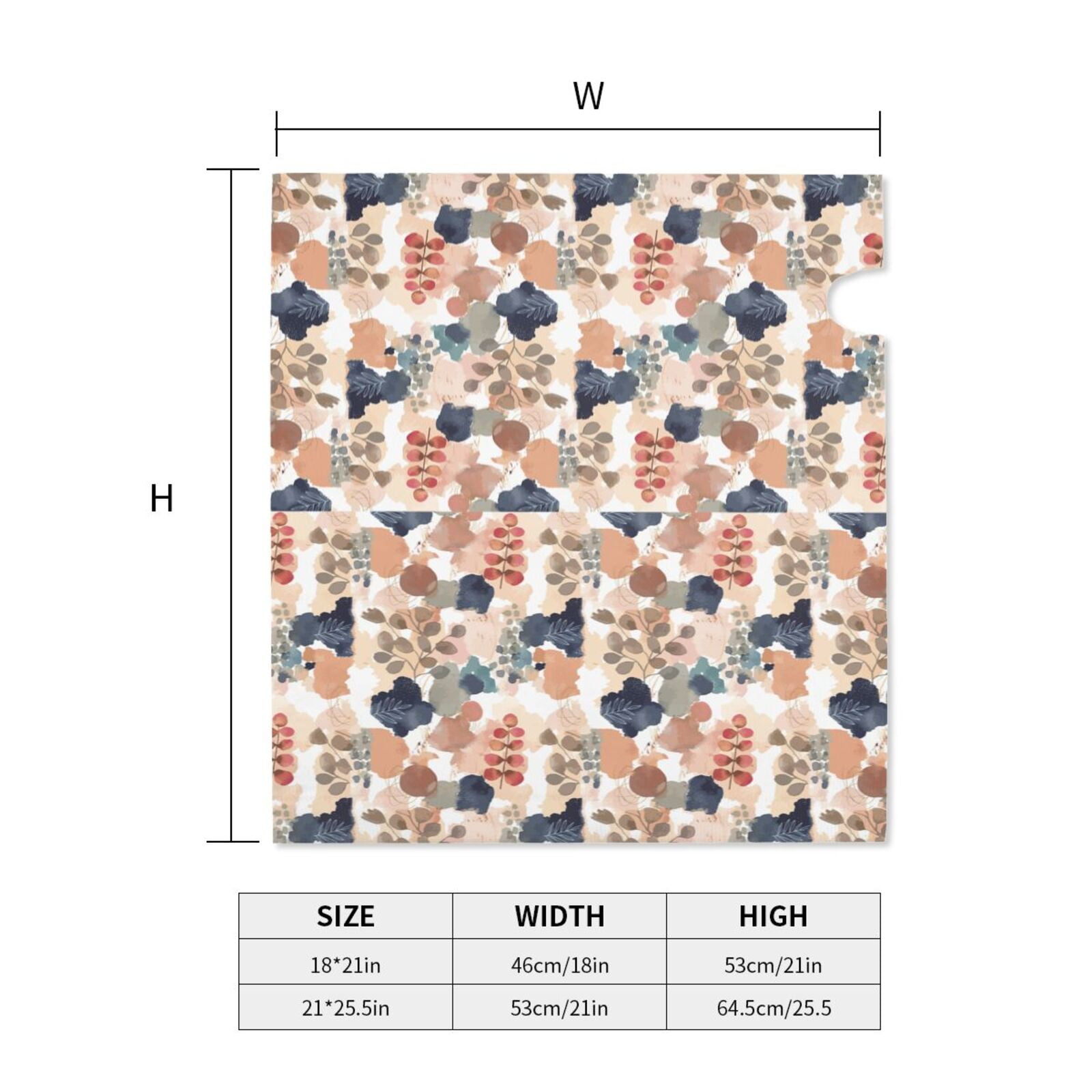 Xecao Watercolor Plants for Mailbox Cover with Magnetic Strips, Waterproof and Sunscreen, Adds a Decorative Touch to Your Garden Yard.