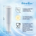 thumbnail image 3 of Paquete de 3 Filtros de Agua para Cafetera Espresso PrimaPure de Repuesto para Jura Capresso Clearyl White 64553 / 01 Certificado para NSF / ANSI 42 por IAPMO R&T, 3 of 8