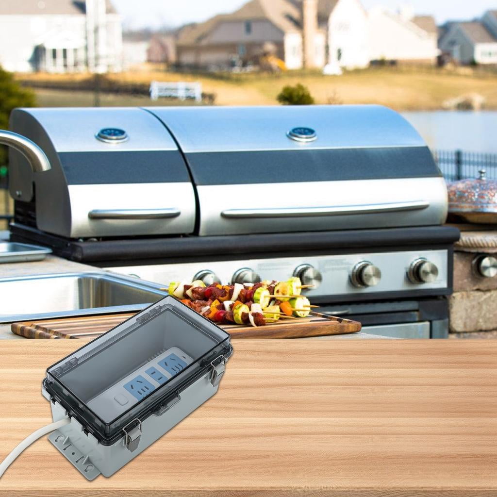 Practical Weatherproof Electrical Box Outdoor Daily Casual Use With And Sturdy ABS Materials for Garden And Patios