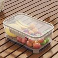 thumbnail image 4 of PLPPYFS Airtight Fruit Storage Containers for Fridge with Lids & Handle, Food Storage Container, Berry Vegetable Fresh Produce Saver, Refrigerator Organizer Bins, 4 of 4