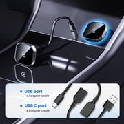 Wireless CarPlay Adapter for Cars Effortlessly Transforms Wired CarPlay to Wireless Designed for Built-in CarPlay Vehicles Fast and Connection Easy to Install