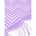 thumbnail image 4 of Chales y envolturas INSPIRE CHIC para vestidos de noche, bufandas triangulares de encaje con flecos para fiestas formales de boda 70.9"x27.6" púrpura claro, 4 of 5