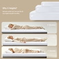 thumbnail image 5 of 2, 3, or 4 Inch Gel-Infused Memory Foam Mattress Topper with Removable Fitted Cover (3 inch, Full), 5 of 10