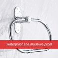 thumbnail image 3 of No Drilling Towel Ring, Round Towel Rack, Stainless Steel Bathroom Towel Rack, Patented Adhesive, Self-adhesive Towel Rack, Self-adhesive Towel Hook, 3 of 5