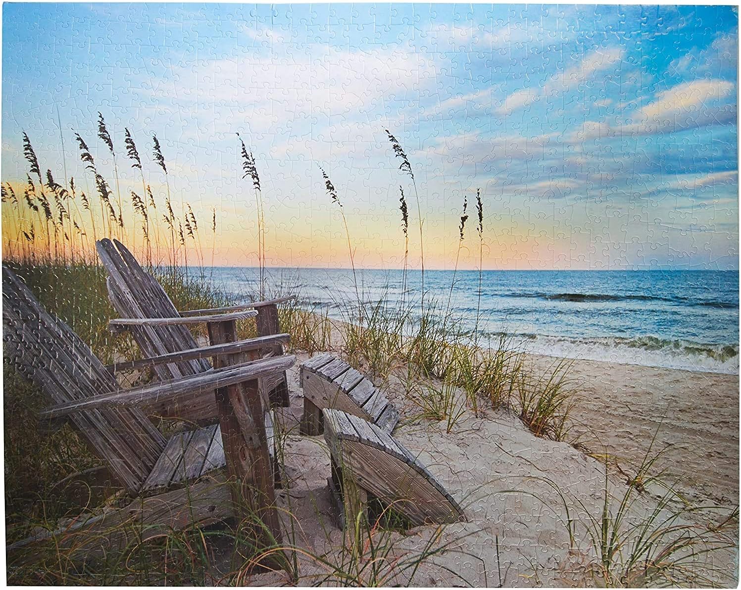 Heritage Puzzle Coastal Sunrise by Peter Doran Jigsaw Puzzle 1000 Pieces - Beach Puzzles for Adults 1000 Piece Jigsaw Puzzle Beach - Ocean Puzzles for Adults 1000 Piece - Beach Theme Jigsaw Puzzles